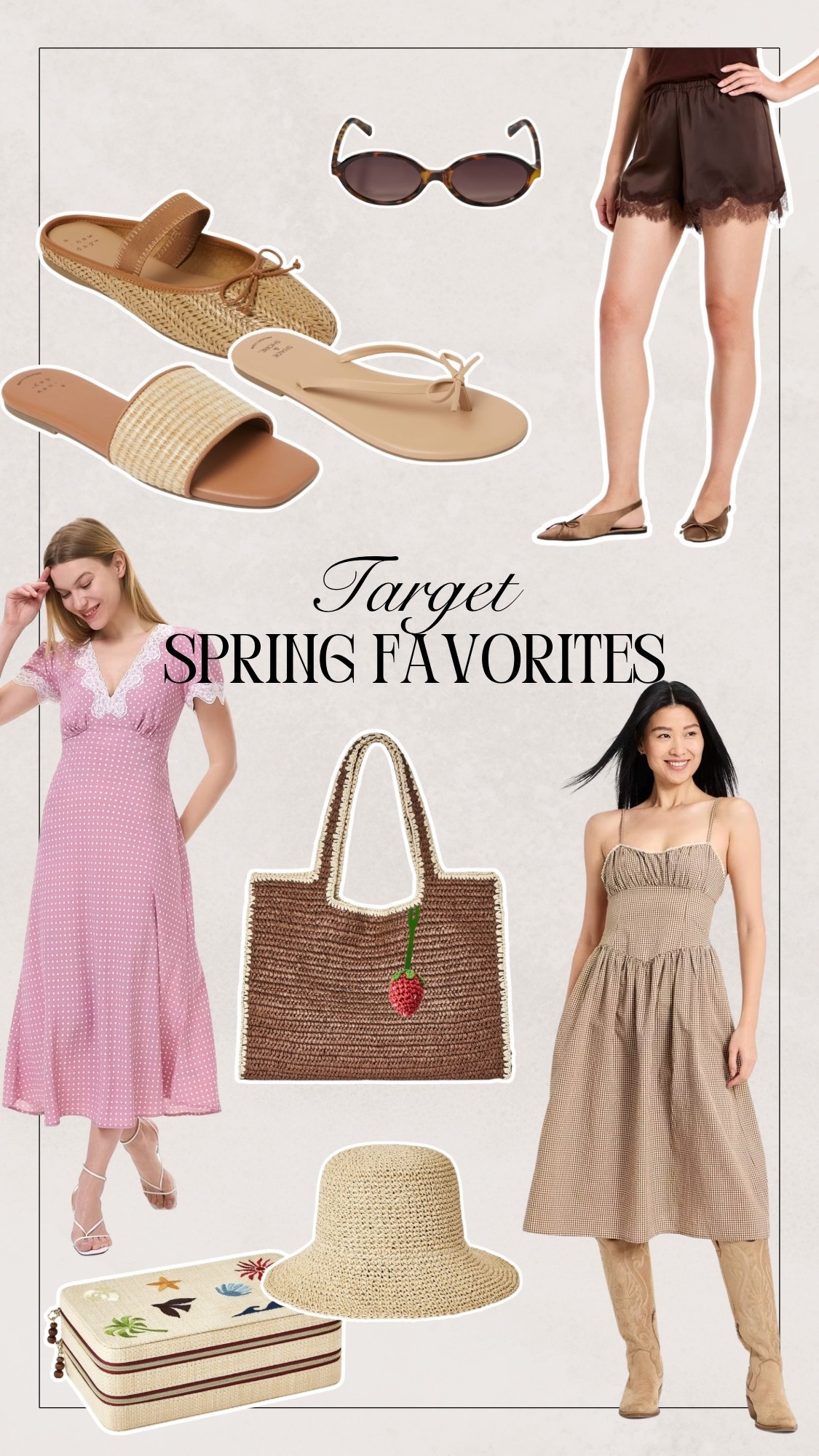 Target spring favorites ♥️🌷 They have such cute dresses and accessories right now — I’m going to need those slides immediately.

#LTKootd