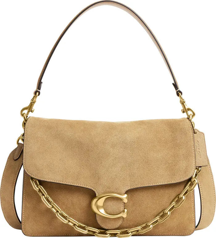 Chain Tabby Suede Shoulder Bag | Nordstrom