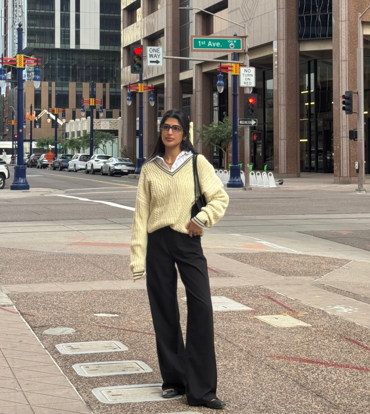 sweater: mediumm
bottom: US 2 tall
shirt: small

#LTKootd #LTKU #LTKTall