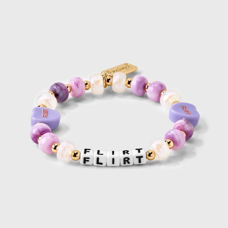 Flirt Beaded Bracelet - Little Words Project Purple | Target