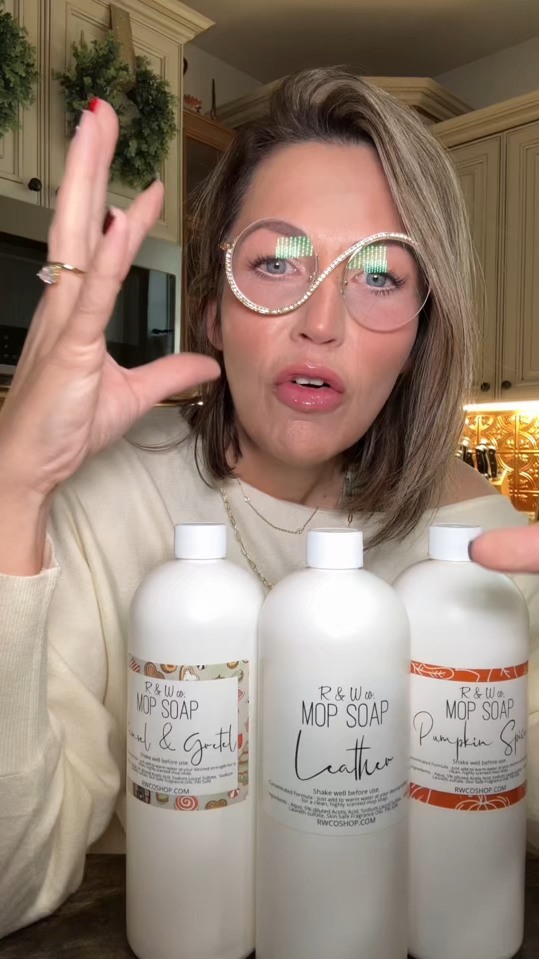 “Deep clean, fresh scent 🧼✨ The R & W Co. Mop Soap is a powerful yet gentle cleaner designed to leave your floors spotless and smelling amazing. Perfect for hardwood, tile, and laminate, this eco-friendly mop soap cuts through dirt, grease, and grime while leaving behind a refreshing fragrance. A TikTok viral cleaning essential for sparkling floors and a cozy, clean home. #CleanWithMe #MopTok”

#LTKHome #LTKSeasonal