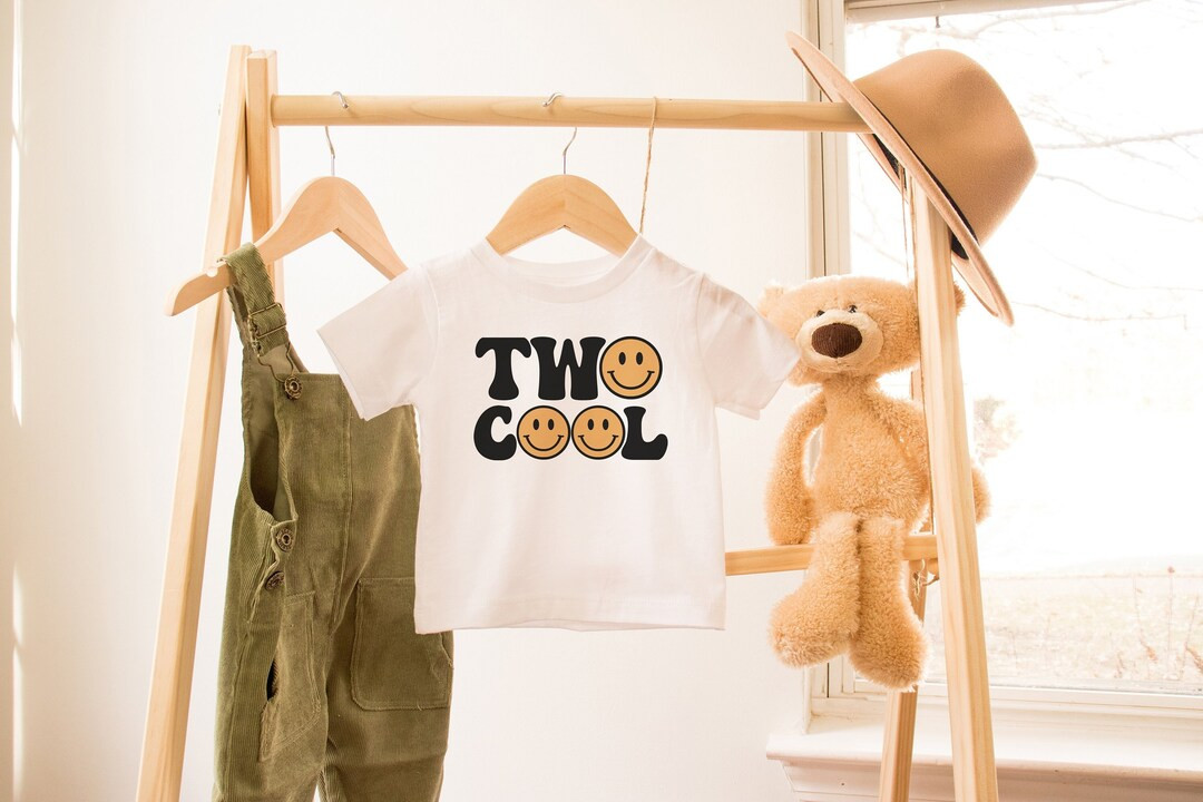 Two Cool 2nd Birthday Shirt Smiley Face Birthday Shirt Two Cool Matching Family Birthday Shirts 2... | Etsy (US)