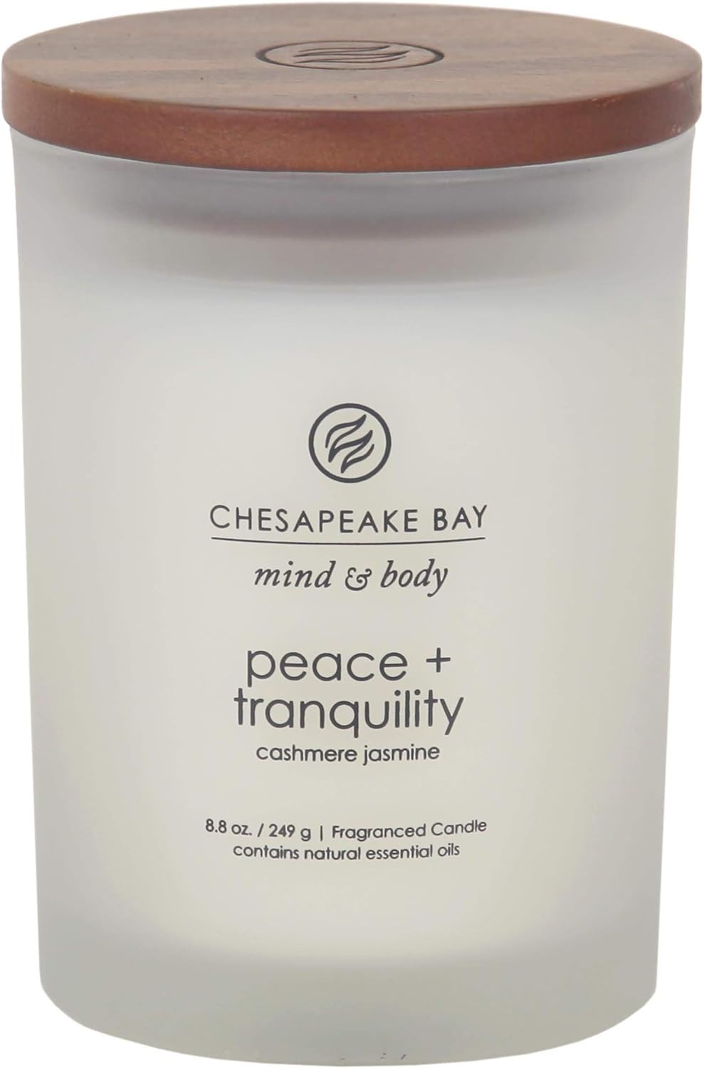 Chesapeake Bay Candle Scented Candle Peace + Tranquility (Cashmere Jasmine) Medium Jar Home Déco... | Amazon (US)