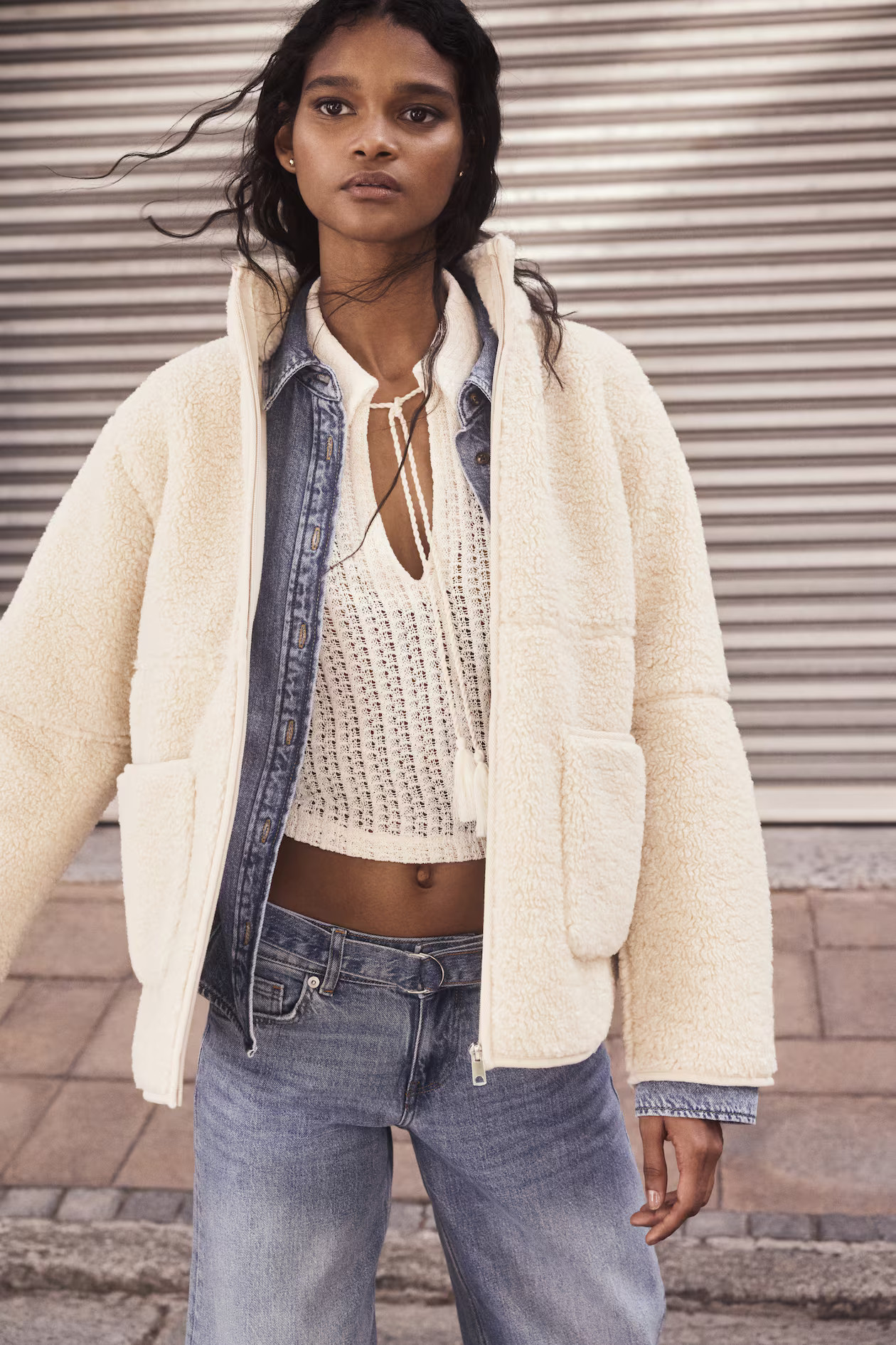 Teddy jacket | H&M (UK, MY, IN, SG, PH, TW, HK)