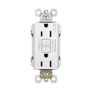 radiant 15 Amp 125-Volt Tamper Resistant Self-Test GFCI Duplex Outlet, White | The Home Depot