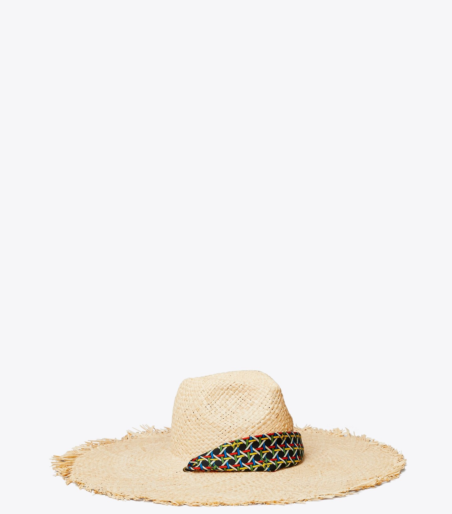 Straw Hat with Tie: Women's Designer Hats | Tory Burch | Tory Burch (US)