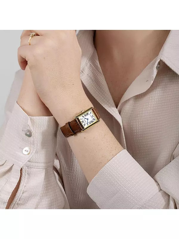 Sekonda Womens Colette Brown Leather Bracelet with White Dial Analogue Watch | Very (UK)