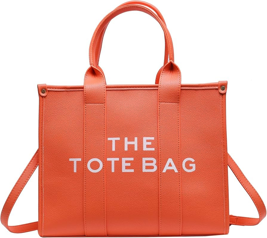 Xcovpds 2023 PU The Tote Bag for Women Simplicity Leather Large-Capacity Tote Bag Crossbody Tote ... | Amazon (US)