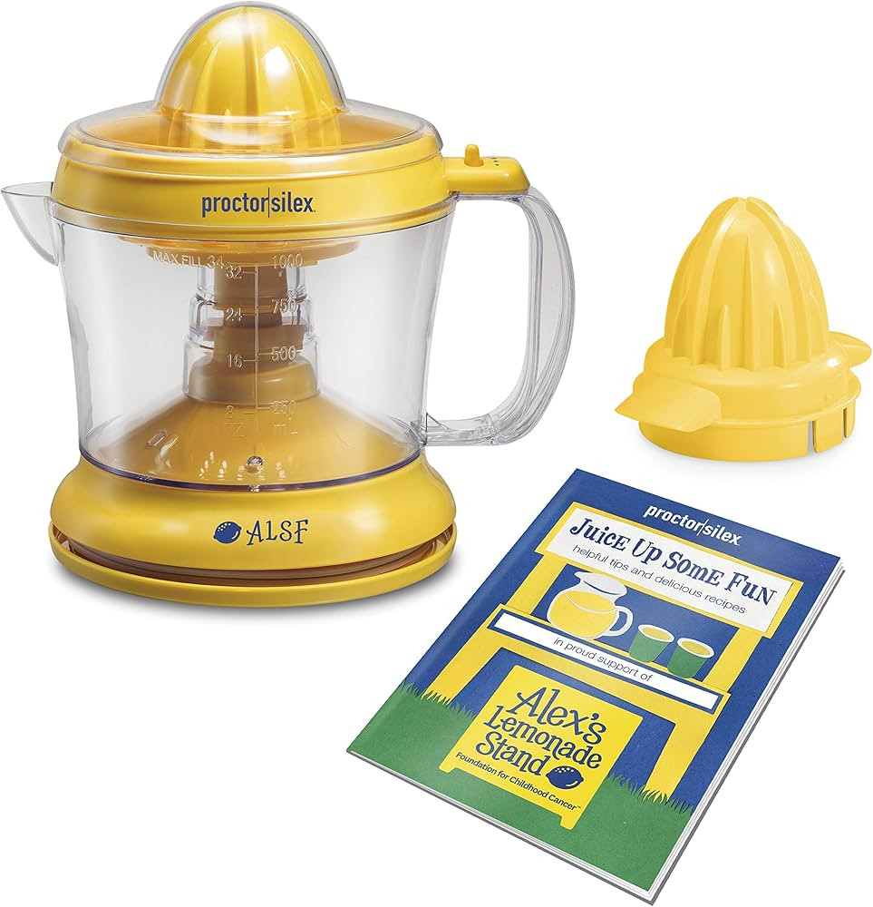 Proctor Silex Alex's Lemonade Stand Electric Citrus Juicer Machine and Squeezer, for Lemons, Lime... | Amazon (US)