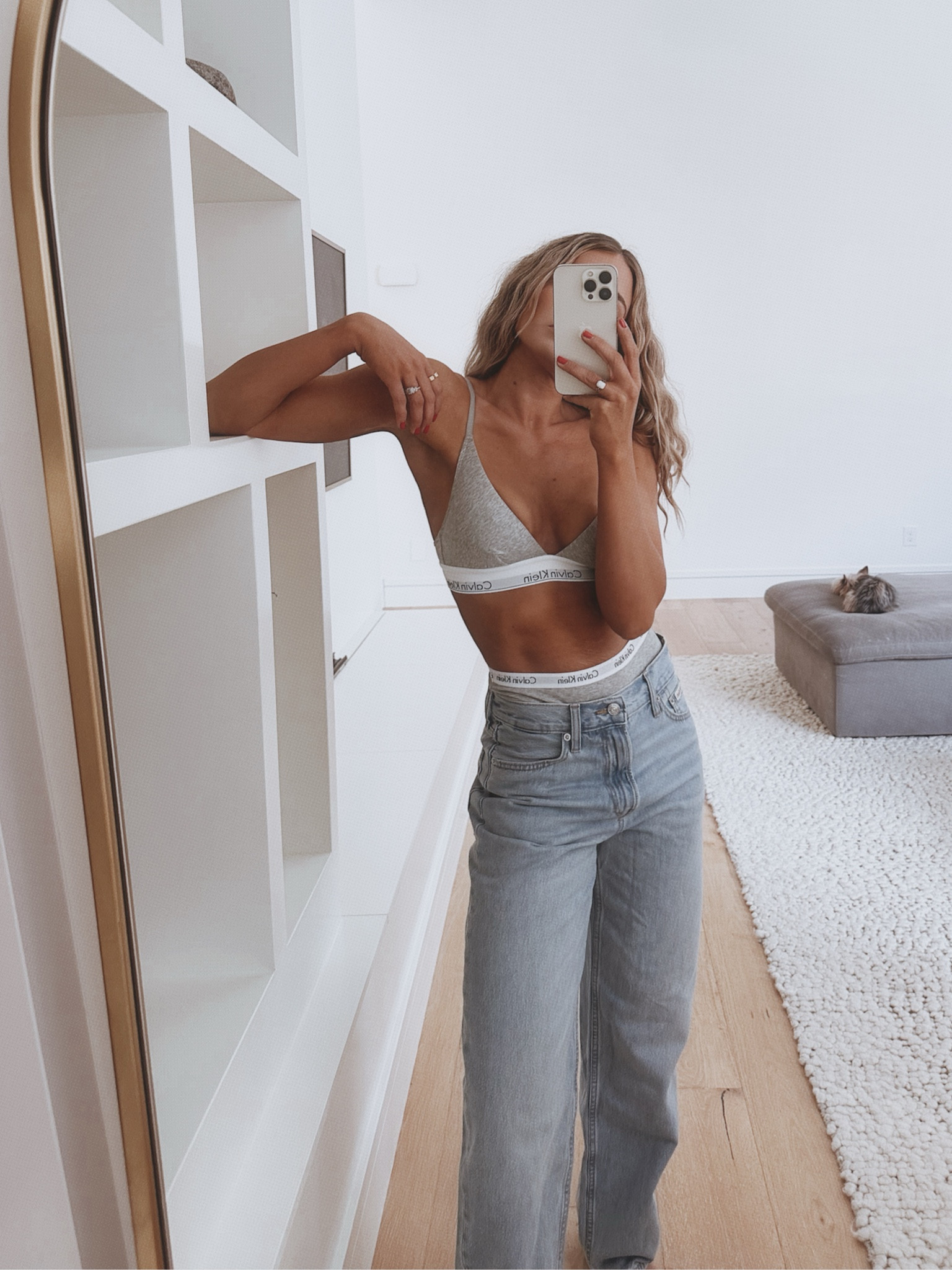 You guys are going to die over these prices right now!! These jeans are 50% off and $45!!! @calvinklein #mycalvins #ad