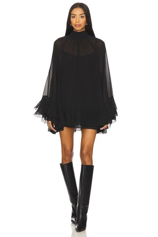 x REVOLVE Nelly Mini Dress in Black | Revolve Clothing (Global)