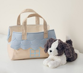 My First Puppy Plush with Doghouse | Pottery Barn Kids