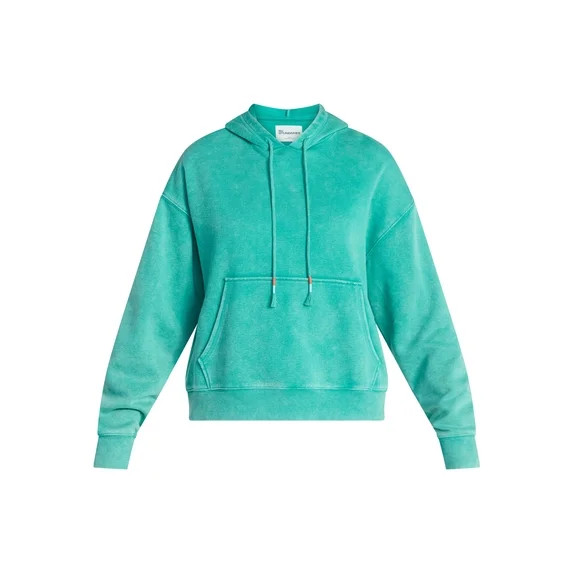 No Boundaries Washed Fleece Pullover Hoodie, Women's XXS-XXL - Walmart.com | Walmart (US)
