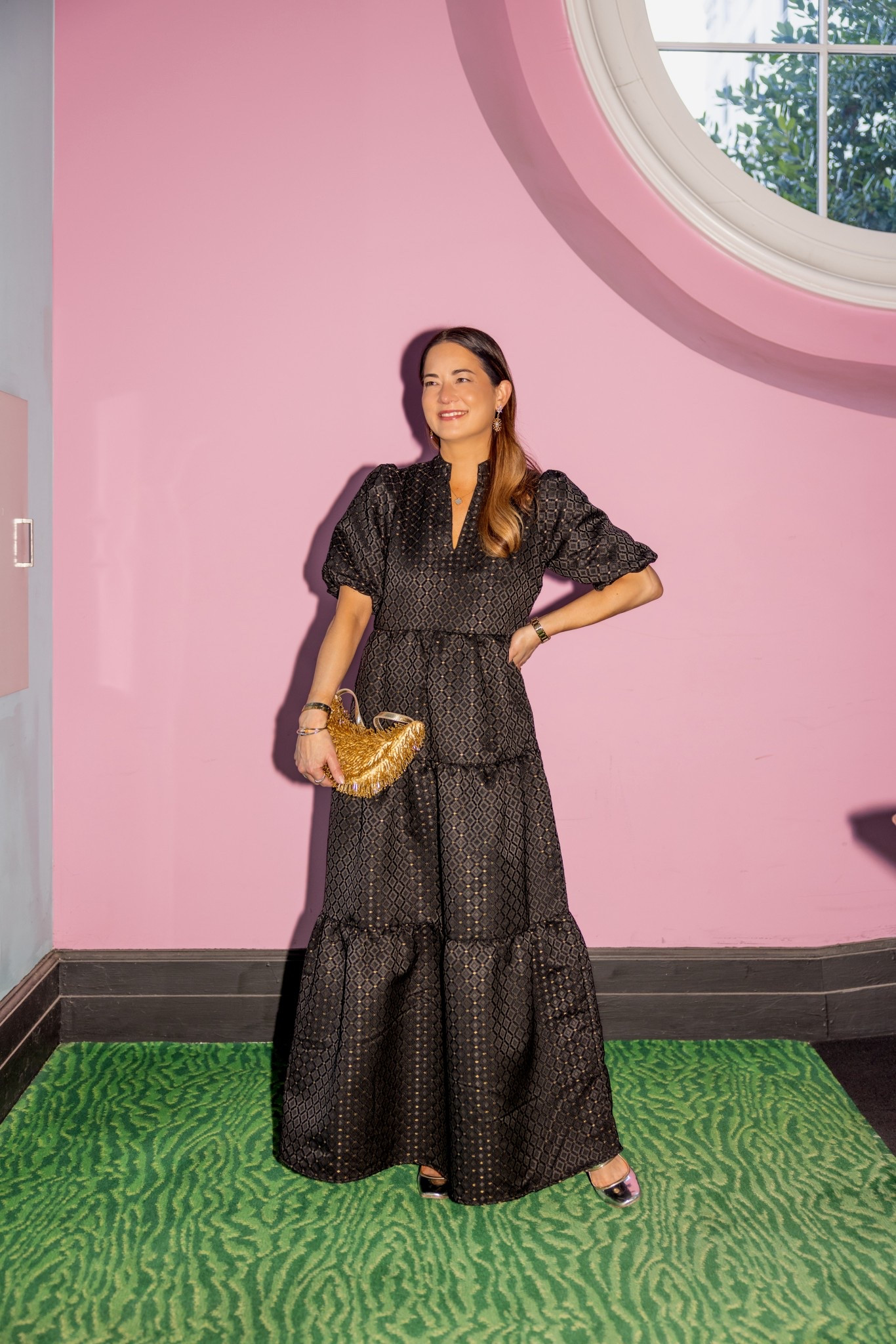 This marvelous maxi dress is only $198 - the perfect under $200 holiday dress for the winter season. The fabric is SO luxe. ✨

I love this gorgeous party dress can be styled with opaque black tights, layered with a blazer or cardigan, and gold accessories.


#LTKgrwm #LTKParties #LTKHoliday