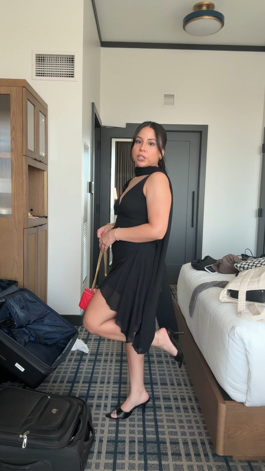 Parisian cocktail hour 
Dress: small 
Heels: 6.5
Red vanity bag 

#LTKCon #LTKPetite #LTKSeasonal