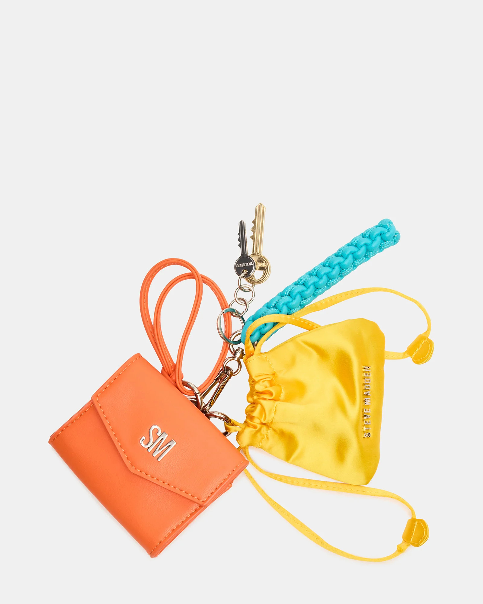 TRAVEL BAG CHARM ORANGE MULTI | Steve Madden (US)