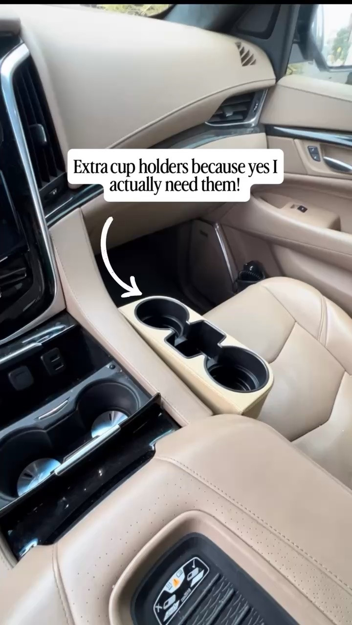 After school must have I have four boys, and I always need extra drink cupholders in my car. This guy slides right in between the seats and the console and gives me some extra spots for drinks.  These are my mom car favorites.

#CarEssentials #MomFavorites #MomEssentials #MomTips ￼

#LTKdayinmylife #LTKmomlife #LTKTravel