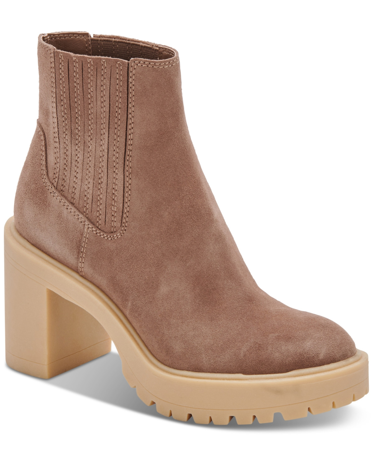 Dolce Vita Women's Caster H2O Lug Sole Cheslea Booties Women's Shoes | Macys (US)