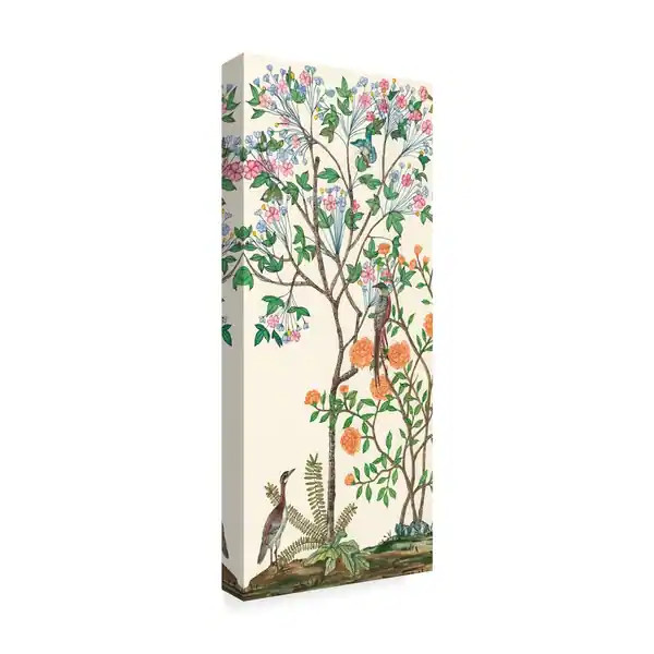 Melissa Wang 'Traditional Chinoiserie I' Canvas Art - 10x24 | Bed Bath & Beyond