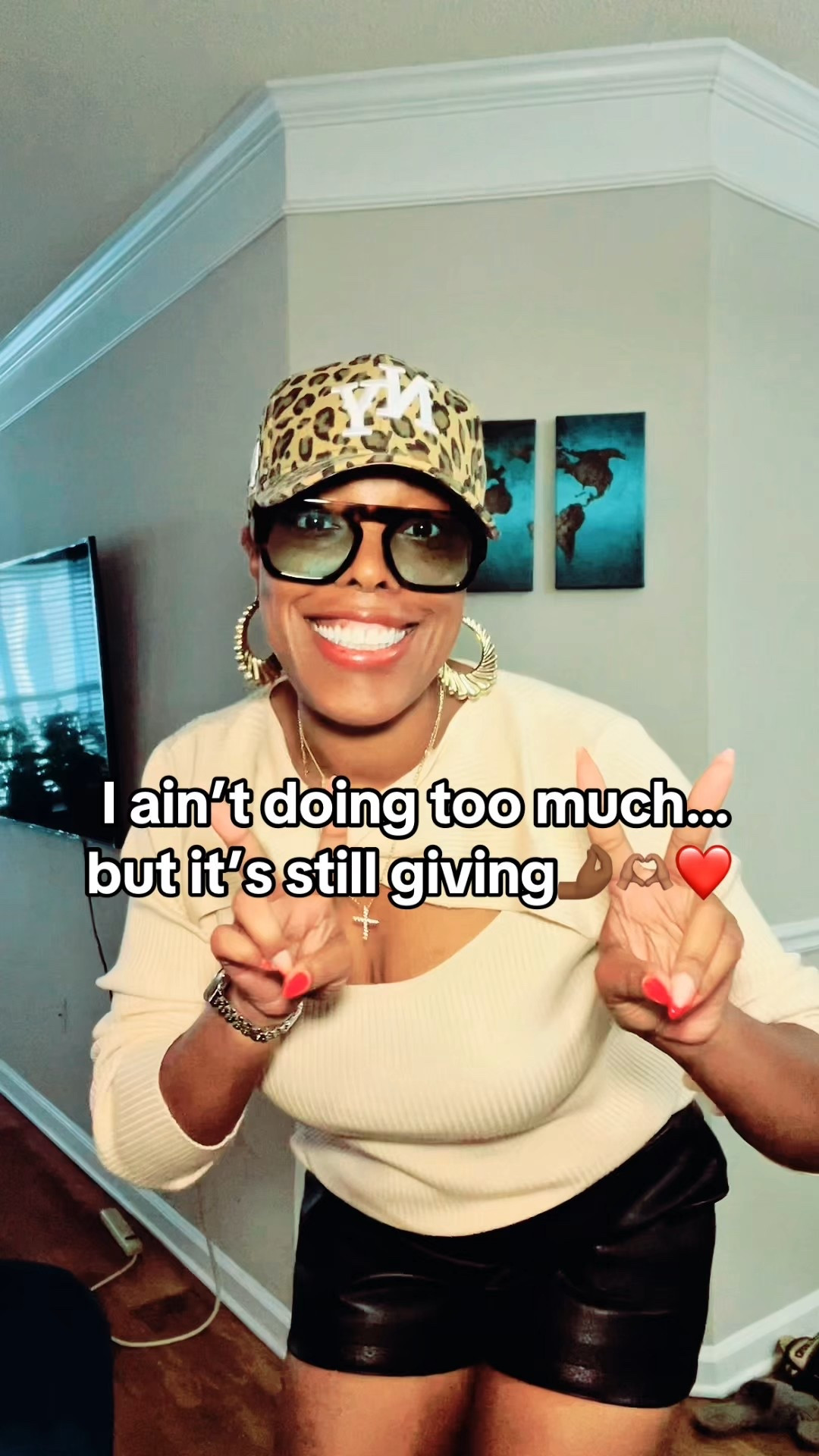 Fall fashion is getting fun over here. I’m obsessed with this cutout sweater, leather shorts and my leopard hat. This is that simple look that hits every time.

#LTKdayinmylife #LTKSeasonal #LTKOver40