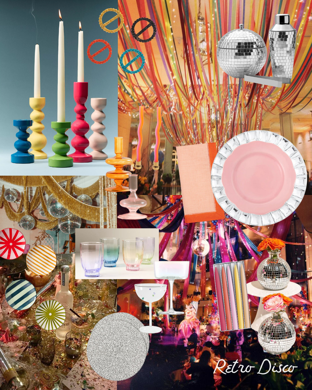 Retro Disco!! Fun, whimsy, and playful!! The perfect NYE dinner party to bring the party!! 

 #LTKHoliday #LTKHome