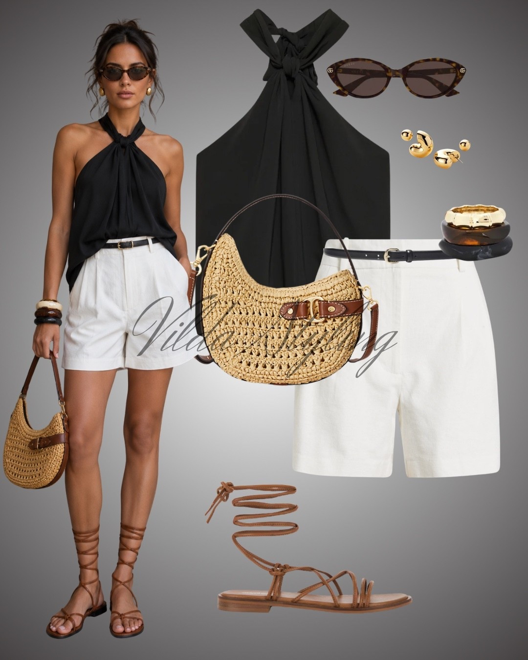 Effortless Summer Glam 🖤🤍
Elevate your warm-weather style with this chic look. It’s the perfect blend of sophisticated black and crisp neutrals.
#SummerChic #MinimalistOutfit #HalterTop #SummerEssentials #OOTD #CapsuleWardrobe #VildaStyling

#LTKsummer #LTKeurope #LTKstyletip