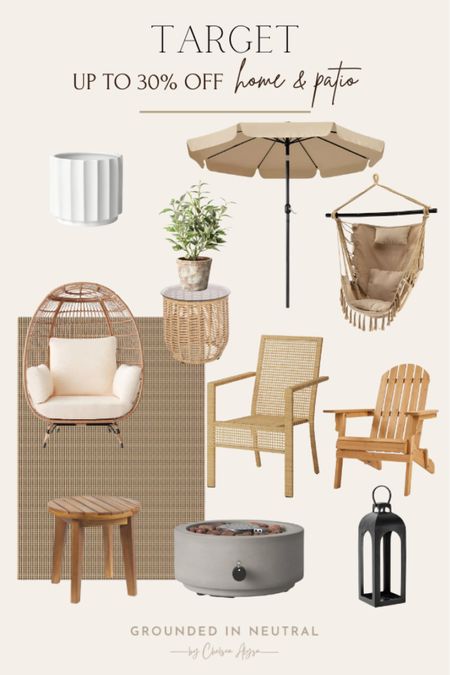 Don’t miss this Home & Patio Sale at Target! It’s up to 30% OFF! The Wicker Egg Chair is my favorite comfy addition to a patio or front porch. 

#LTKHome #LTKSeasonal #LTKSaleAlert