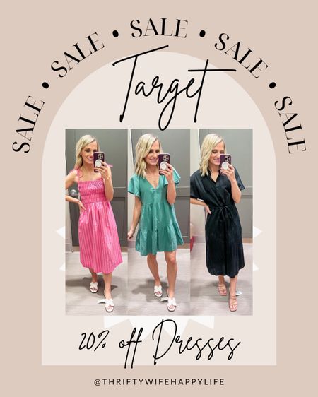 Target sale! 20% off dresses!! 

#LTKsalealert #LTKfindsunder50 #LTKSeasonal