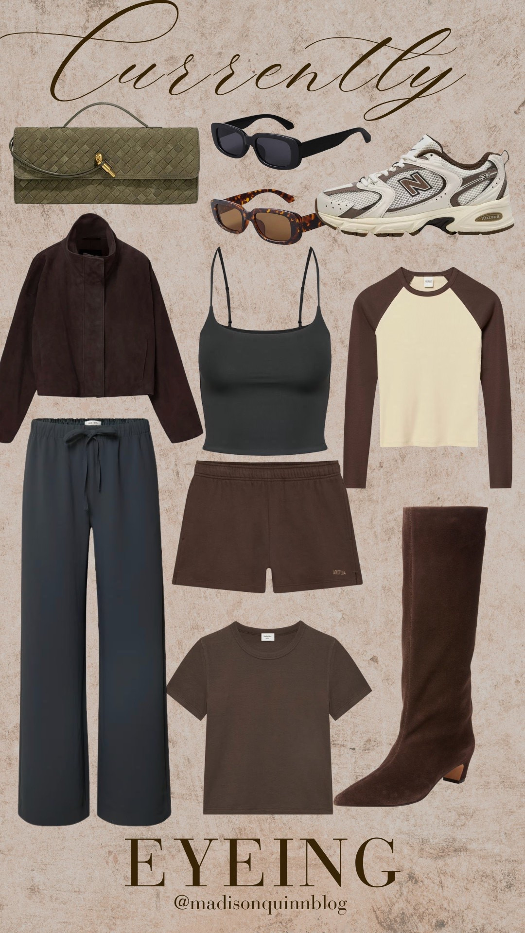 I am loving browsing for all things fall!

suede purse handbag sunglasses sneakers new balance tee pants chocolate brown neutral

#LTKdayinmylife #LTKgrwm #LTKSeasonal
