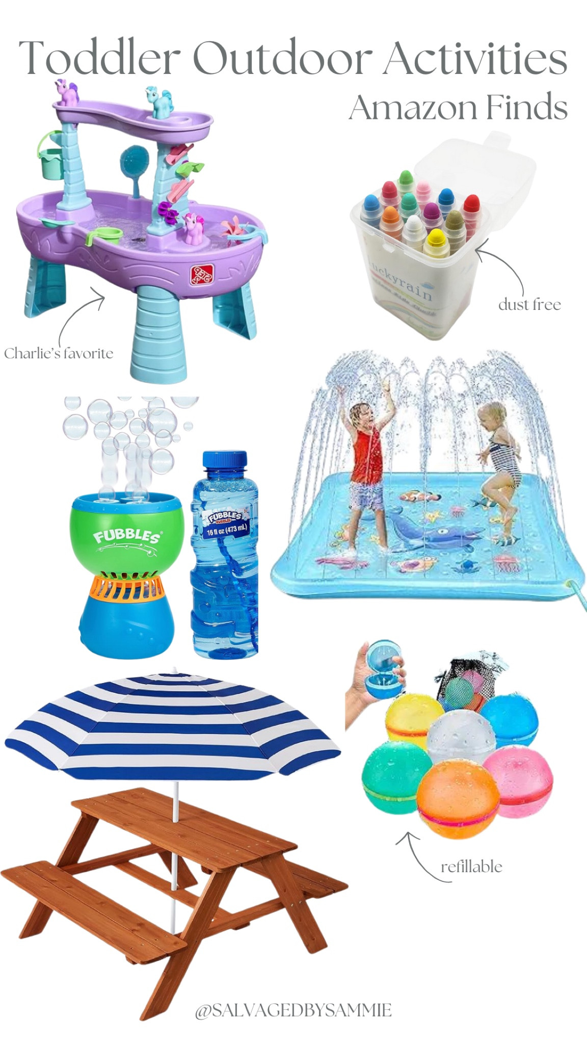 Spring into Action with Amazon's Outdoor Toddler Essentials! Charlie is LOVING this water table, and we bet your little one will love it too! Dive into the season with fun-filled activities for the kids. Let's make memories under the sun! ☀️💦 



#AmazonFinds #OutdoorFun #SpringActivities #WaterTableFun #ToddlerLife #KidsActivities #OutdoorPlay #SpringFun #ParentingWin #MomLife #DadLife #ParentingHacks #ToddlerFun #Playtime #FamilyTime #SpringIsHere #OutdoorToys #KidsToys #ExploreOutdoors #StayActive #OutdoorAdventures #FamilyFun #PlayOutside #SpringVibes #HappyKids #ChildhoodMemories #LTKSpring #LTKKids #LTKFamily #LTKHome #LTKSaleAlert #LTKUnder50 #LTKUnder100

#LTKSeasonal #LTKkids #LTKfindsunder100