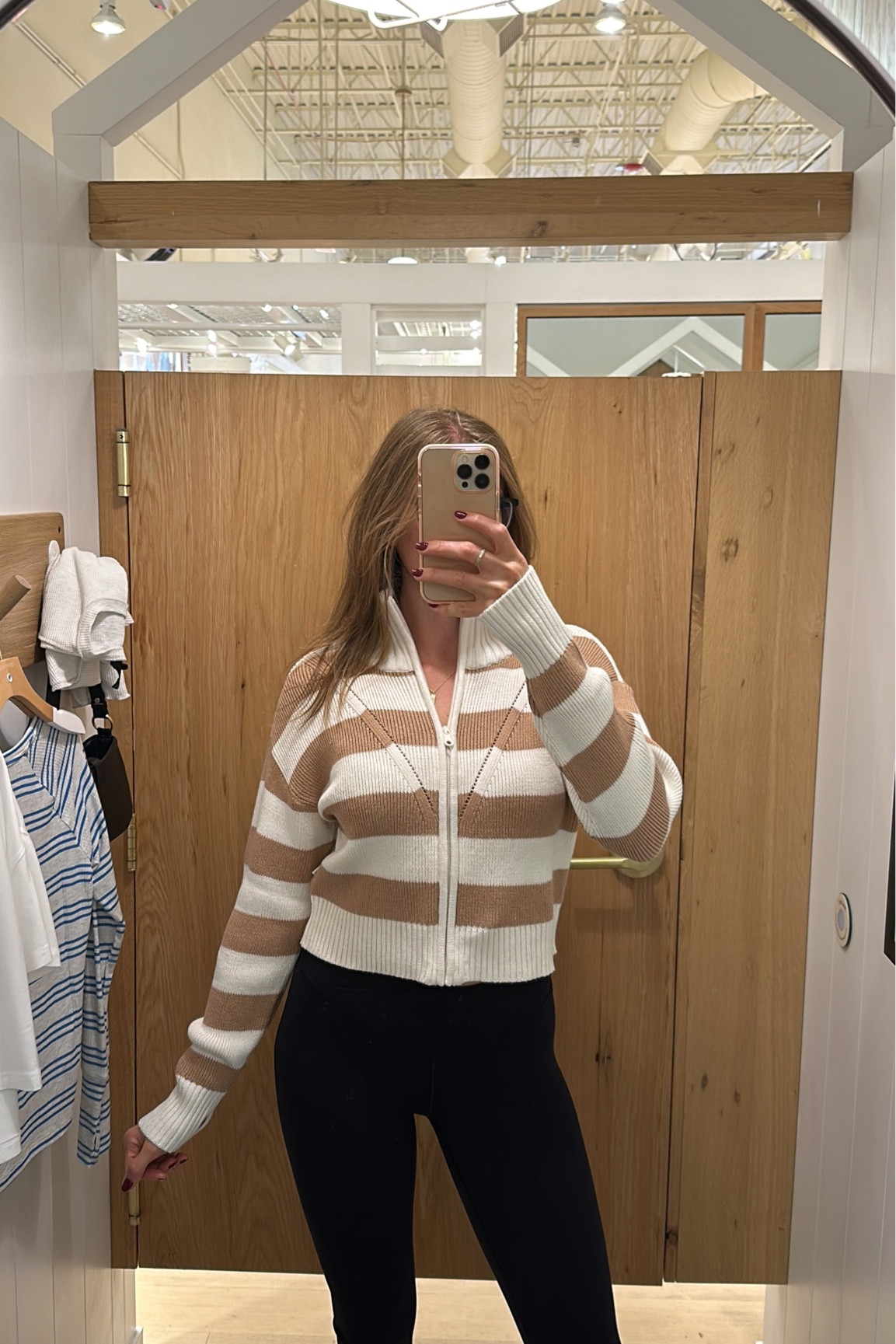 This striped sweater!!! 

#LTKFindsUnder50 #LTKSeasonal #LTKStyleTip