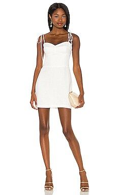 Amanda Uprichard X REVOLVE Cava Mini Dress in White from Revolve.com | Revolve Clothing (Global)