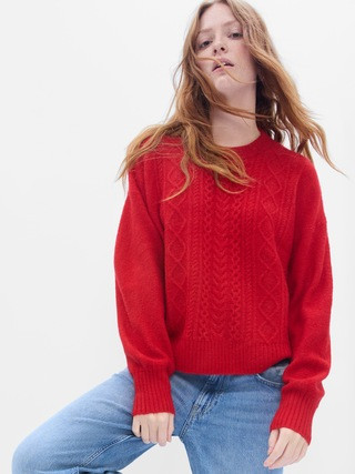 Forever Cozy Cable-Knit Sweater | Gap Factory
