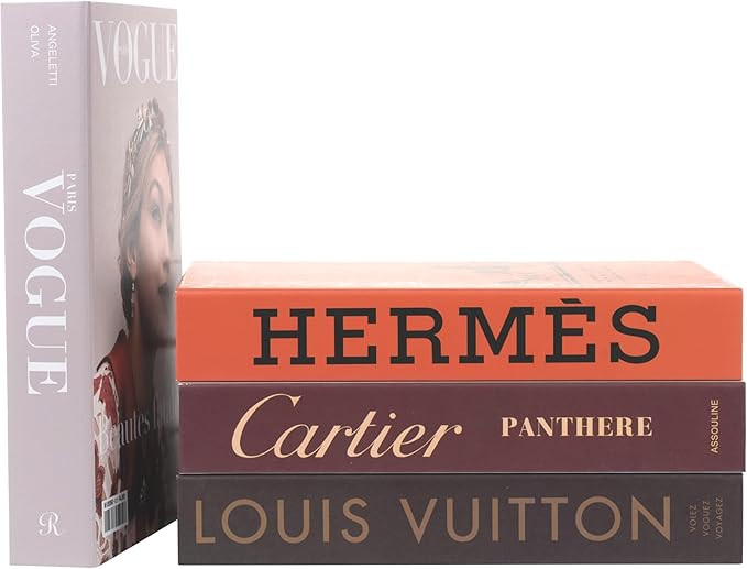 Glam Large | 4 PCS Decorative Books for Home Decor | Coffee Table Book Decor | Faux Books for Dec... | Amazon (US)