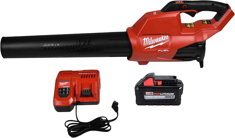 Milwaukee 2724-21HD M18 120 MPH 450 CFM 18V Brushless Cordless Handheld Blower Kit with 8.0 Ah Ba... | Amazon (US)