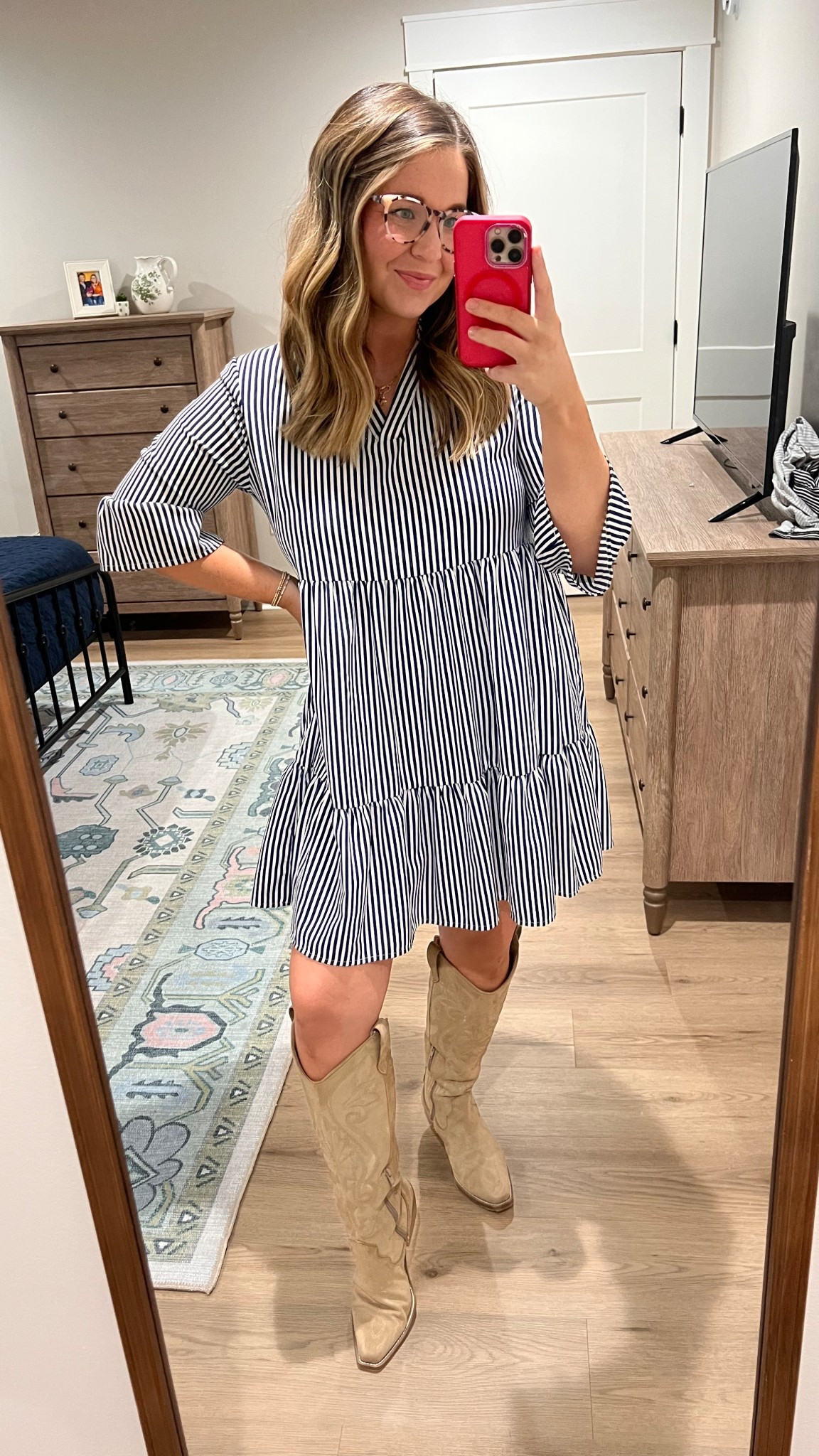 Feeling like fall today so I finally get to wear my new boots from Target! Presh! 

#LTKFindsUnder50 #LTKShoeCrush #LTKMidsize