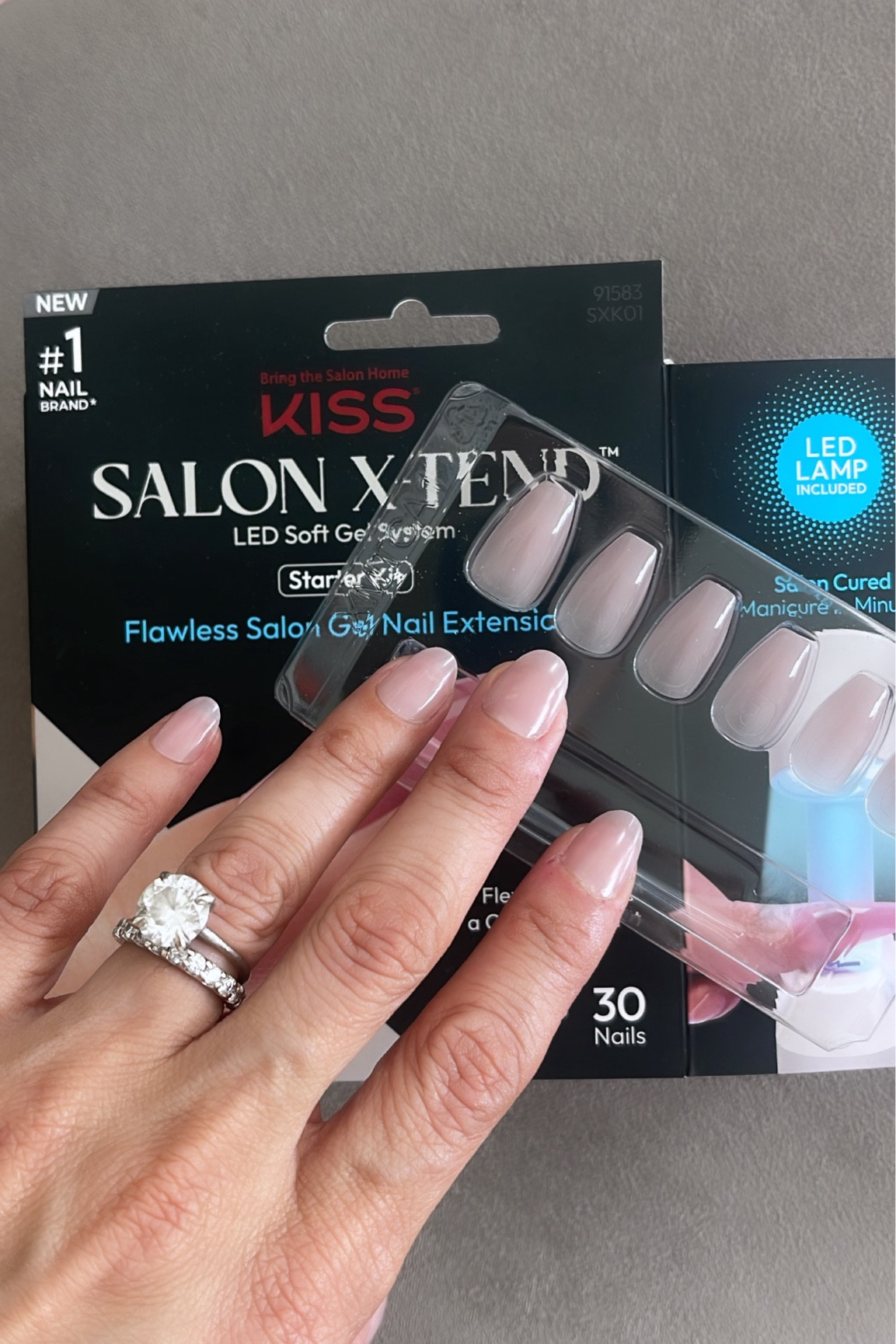 Gel x at Home - this is a game changer. You have to get the starter set which is under $25 to get the led lamp and then you can get just the nails in different styles. I usually always trim and file to my liking as well 

#LTKstyletip #LTKfindsunder50 #LTKbeauty