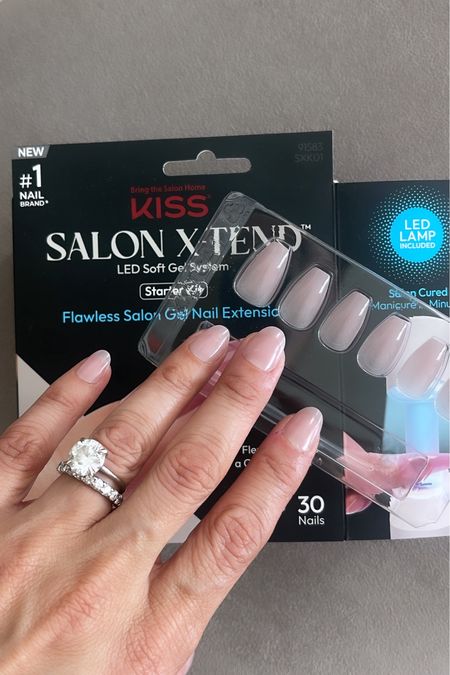 Gel x at Home - this is a game changer. You have to get the starter set which is under $25 to get the led lamp and then you can get just the nails in different styles. I usually always trim and file to my liking as well 

#LTKstyletip #LTKfindsunder50 #LTKbeauty