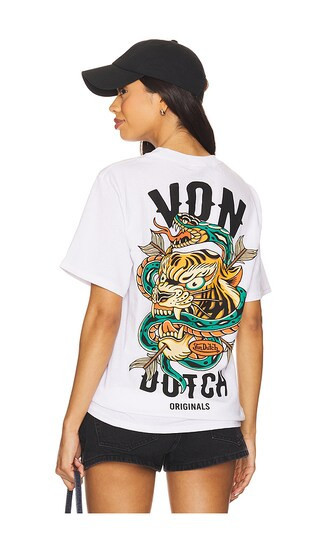 Von Dutch Graphic Tee in White. - size L | Revolve Clothing (Global)