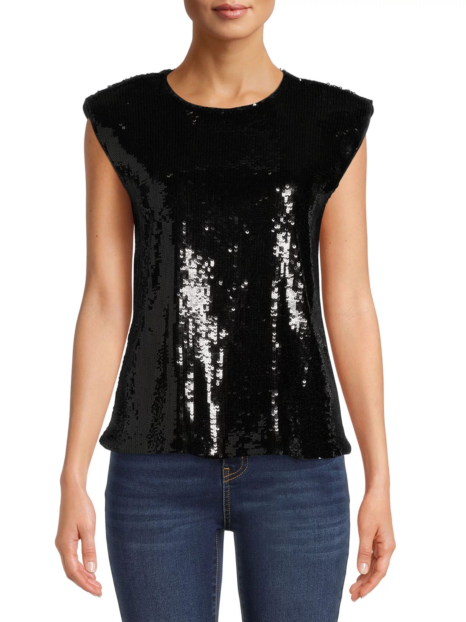 The Get Women's Sequin Top - Walmart.com | Walmart (US)