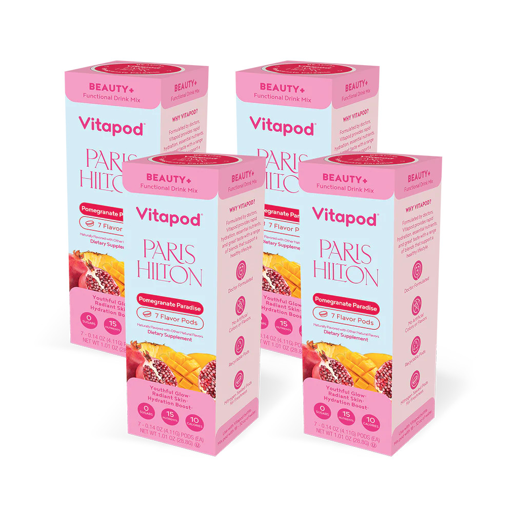 Paris Hilton x Vitapod Beauty+ Pomegranate Paradise, 28 pods | Vitapod