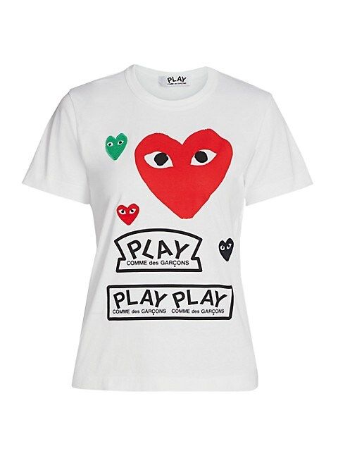 Comme des Garçons PLAY Large Heart Play T-Shirt | Saks Fifth Avenue