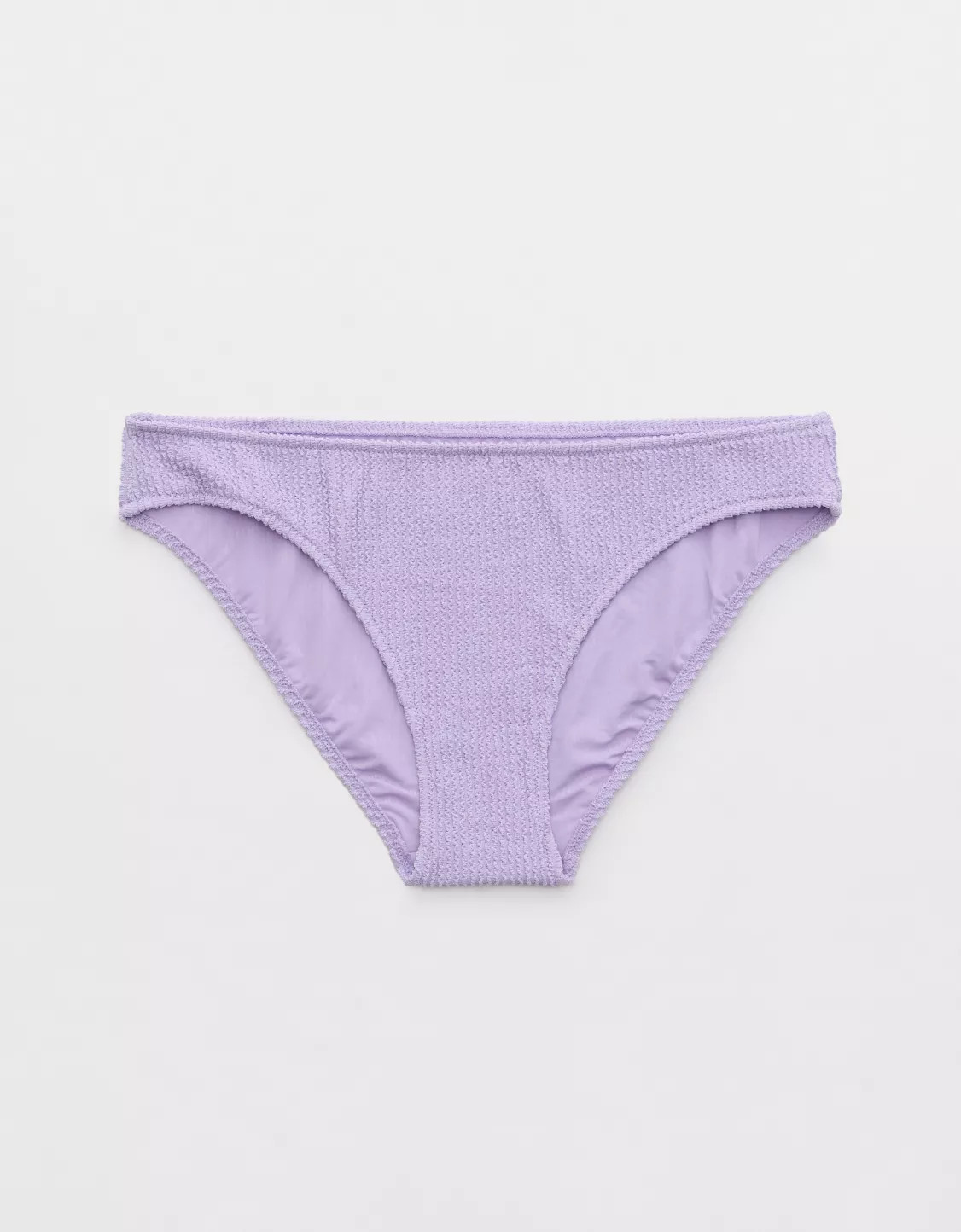 Aerie Shine Crinkle Full Coverage Bikini Bottom | Aerie