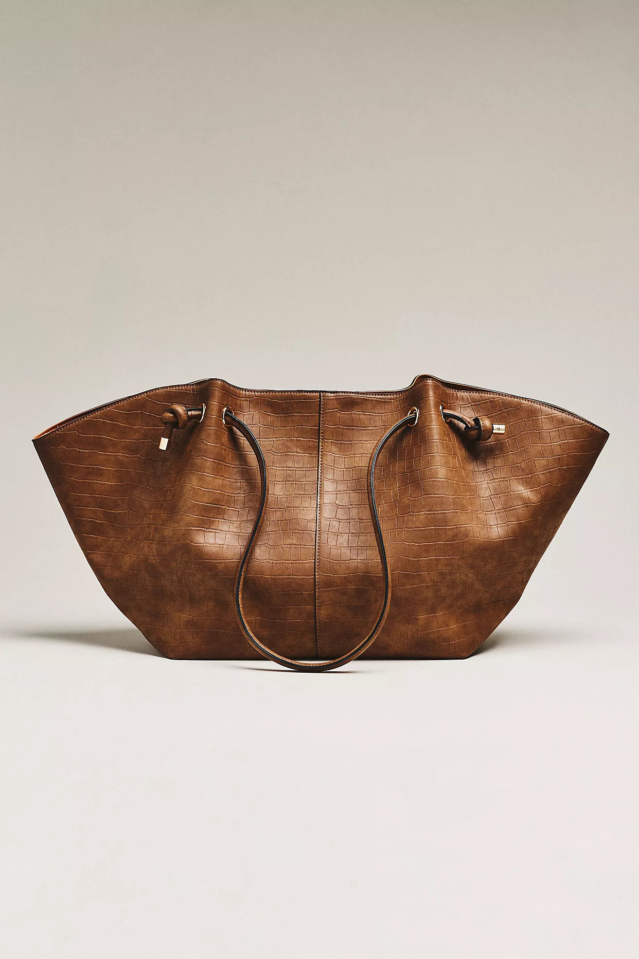 Maeve Embossed Croc Tote Bag | Anthropologie (US)