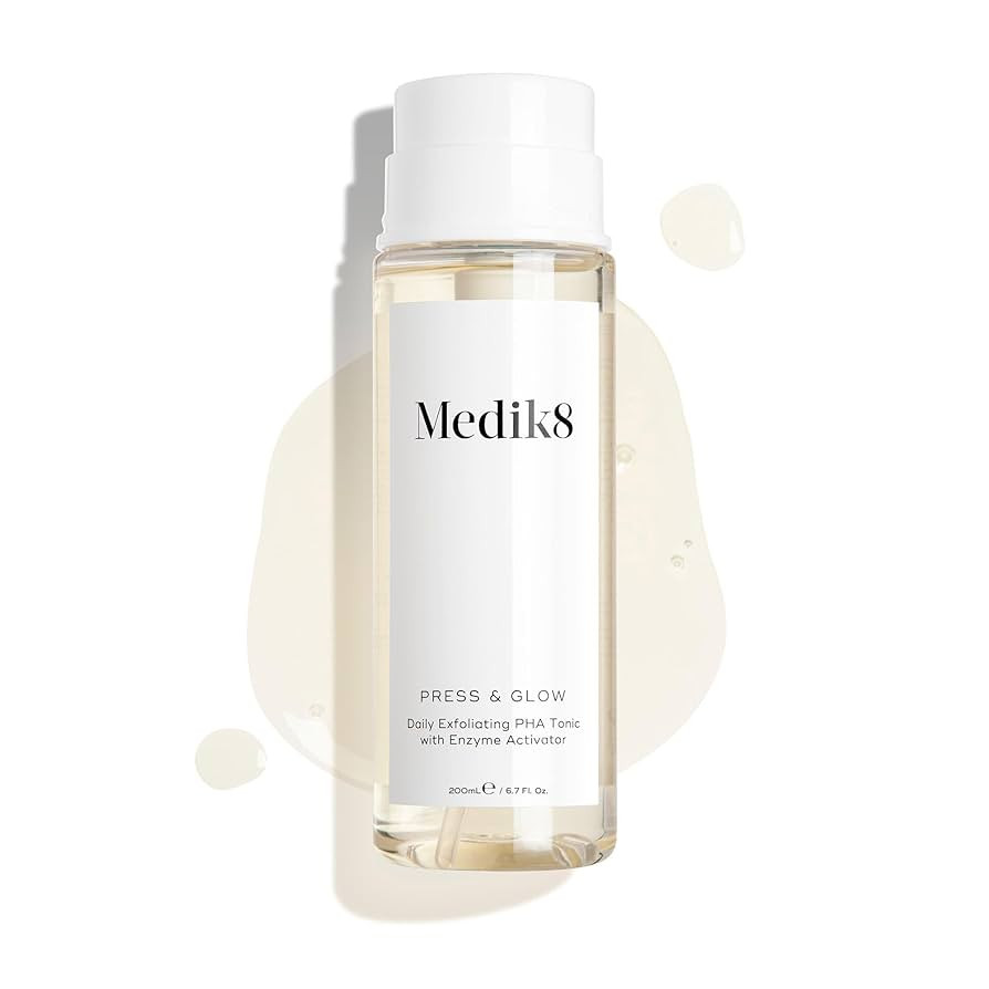 Medik8 Press & Glow - Daily PHA Exfoliating Facial Toner - Smooths Skin Surface & Boosts Radiance... | Amazon (UK)