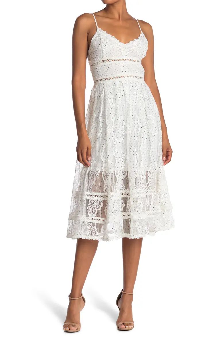 Sleeveless Lace Midi Dress | Nordstrom Rack