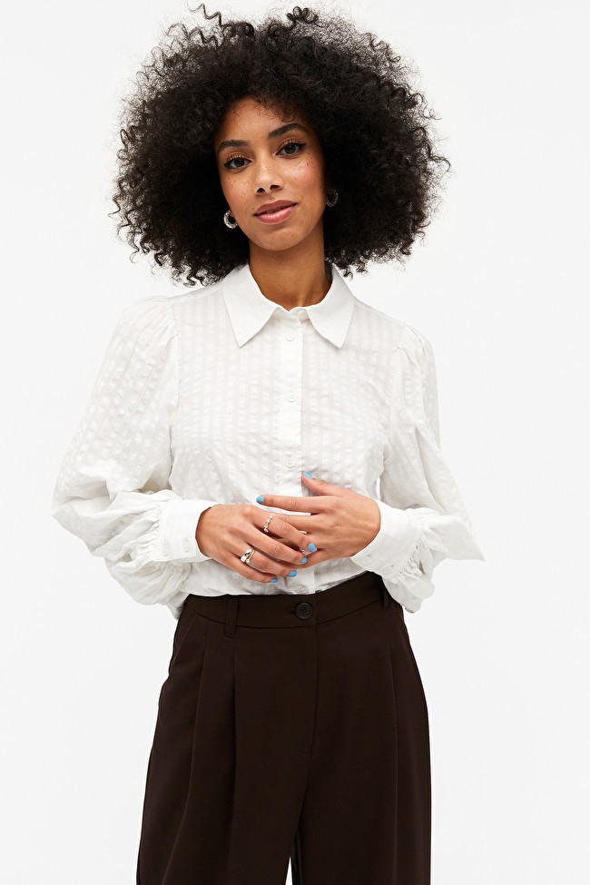 Balloon sleeve shirt | Monki