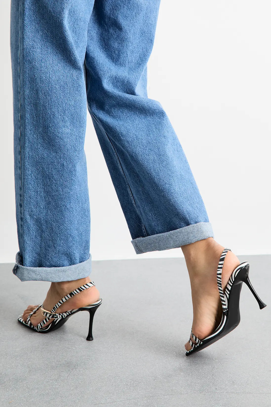 Zebra MissPap Print High Stiletto Heel Strappy Sandals | Debenhams | Debenhams UK