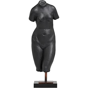 The Novogratz Polystone Woman Decorative Sculpture Home Decor Statue, Accent Figurine 5" x 5" x 1... | Amazon (US)