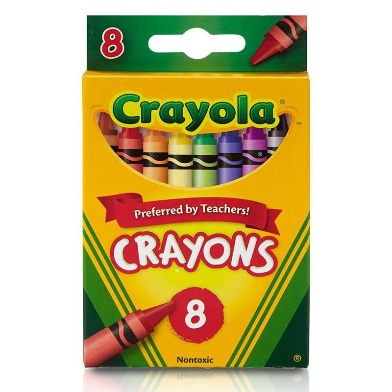 Crayola - Crayons, Regular Size, 8 Colors | Best Buy U.S.